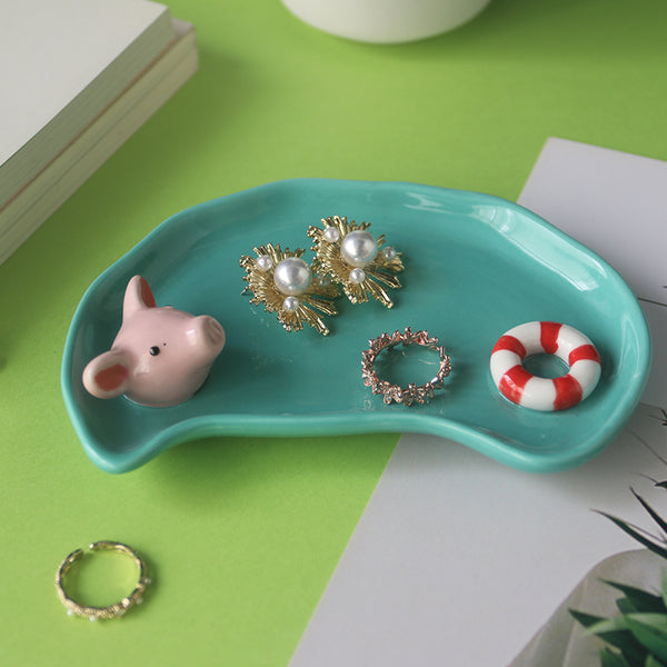 Swimming Pig Jewelry Ring Holder Dish Trinket Dish For Engagement Wedding Gifts