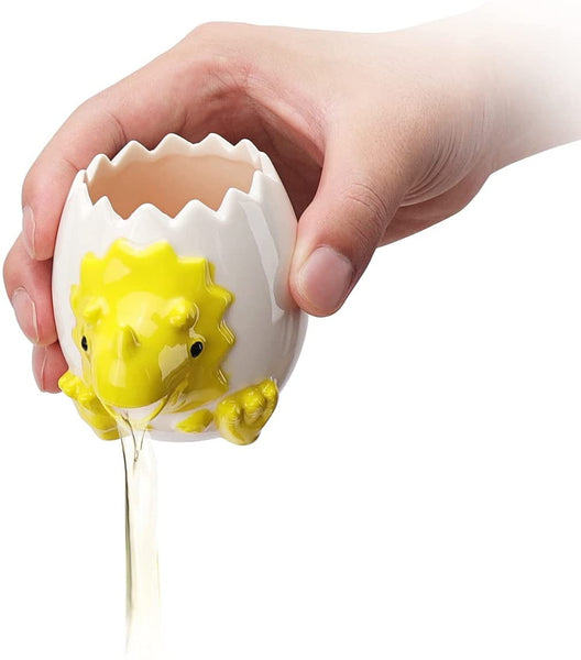 Cute Triceratops Dinosaur Egg Separator Egg Yolk White Separator