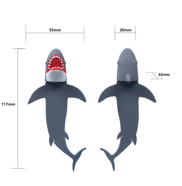3D Giant Shark Bookmark