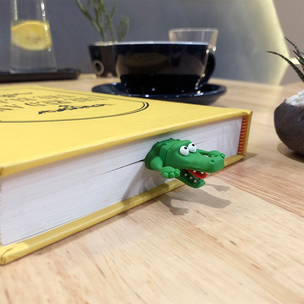 Funny Squashed Animal Crocodile Bookmark